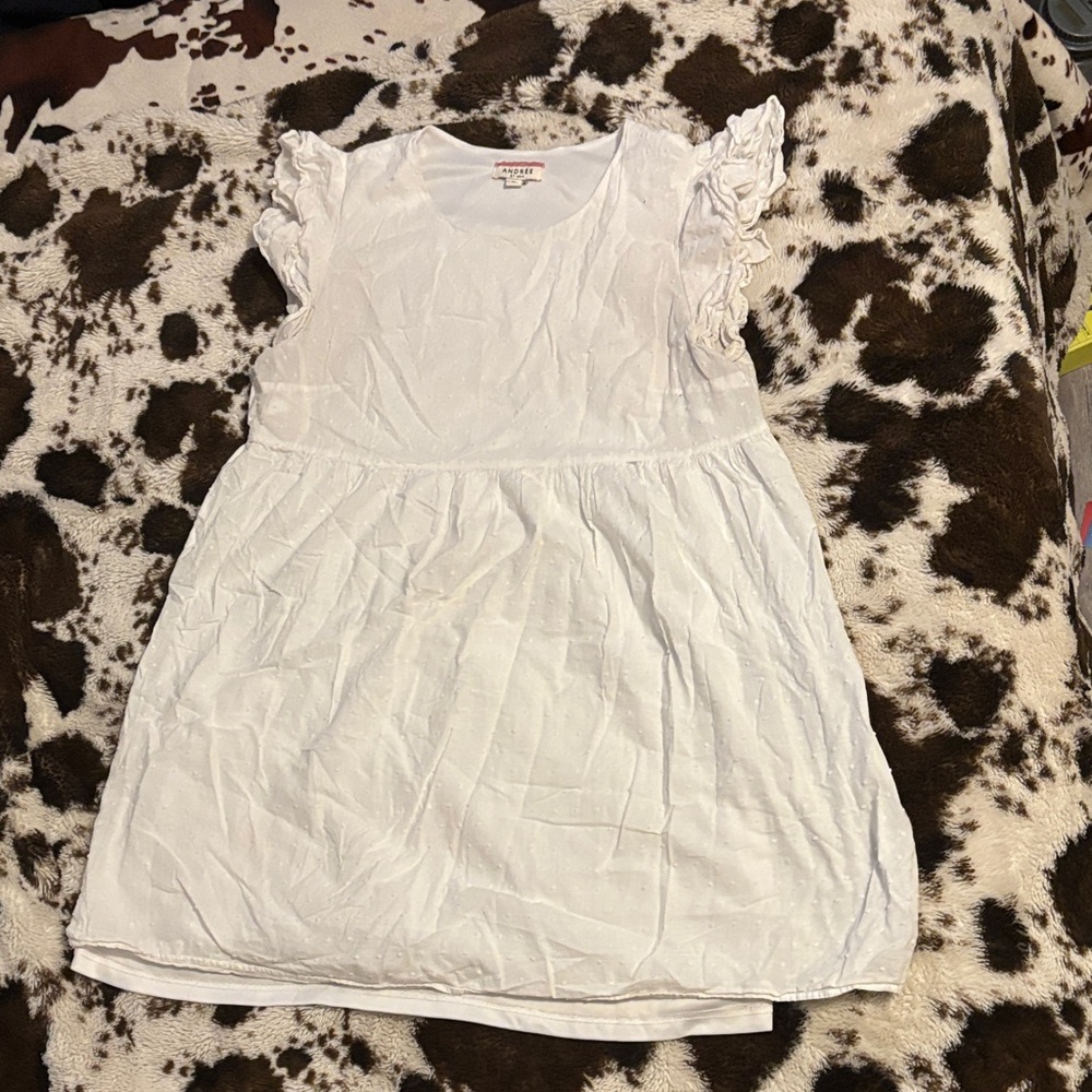 Andree White Kids Formal Dress